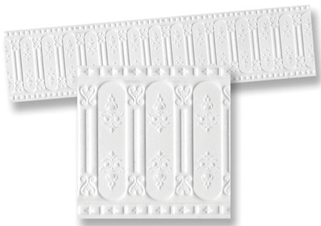 Dollhouse Miniature Decorative Wall Panels (6Pc)